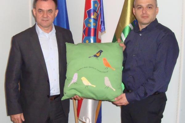 kod Požeško-slavonskog župana Alojza Tomaševića i dogradonačelnika Požege i ravnatelja Doma zdravlja, Darka Puljašića, četvrtak, 12.12.